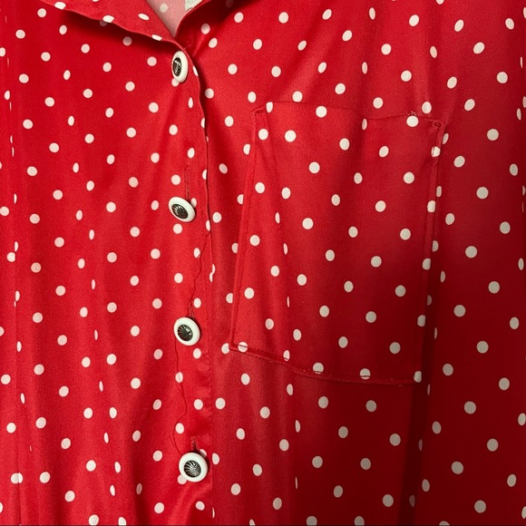 Vintage red polka dot dress by Blair - Picture 4 of 5